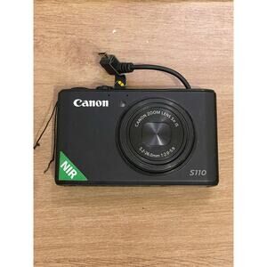 Canon Powershot S110 NIR (Near-Infrared) Digital Camera 12.1 MP Works
